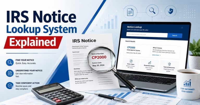 IRS Notice Lookup System Explained