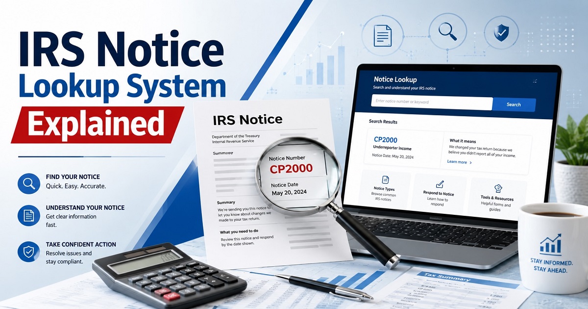 IRS Notice Lookup System Explained