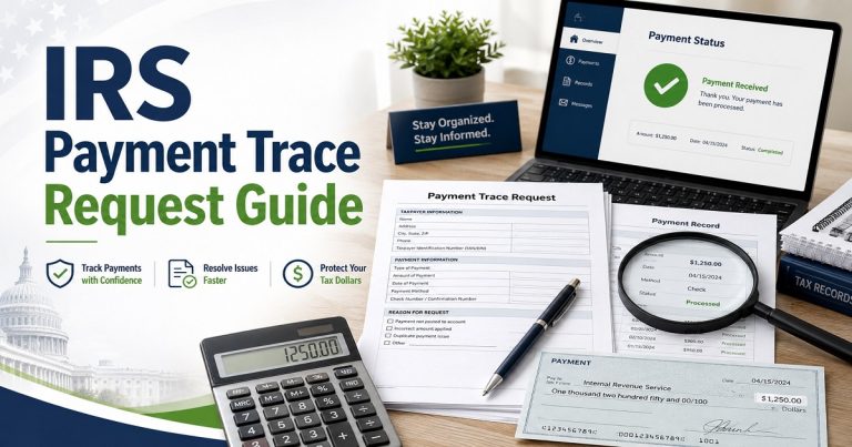 IRS Payment Trace Request Guide