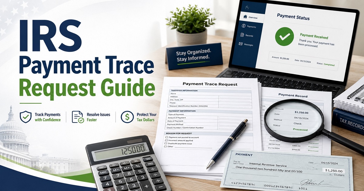 IRS Payment Trace Request Guide