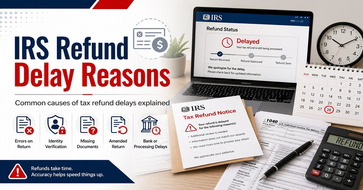 IRS Refund Delay Reasons