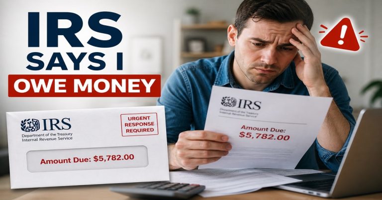 IRS Says I Owe Money