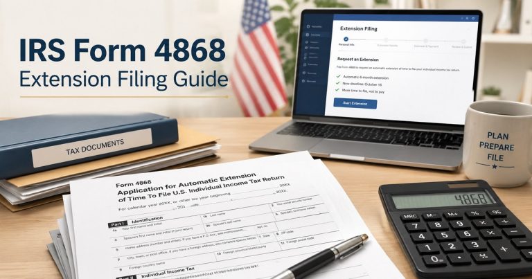 IRS Form 4868 Extension Filing Guide