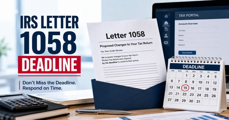 IRS Letter 1058 Deadline