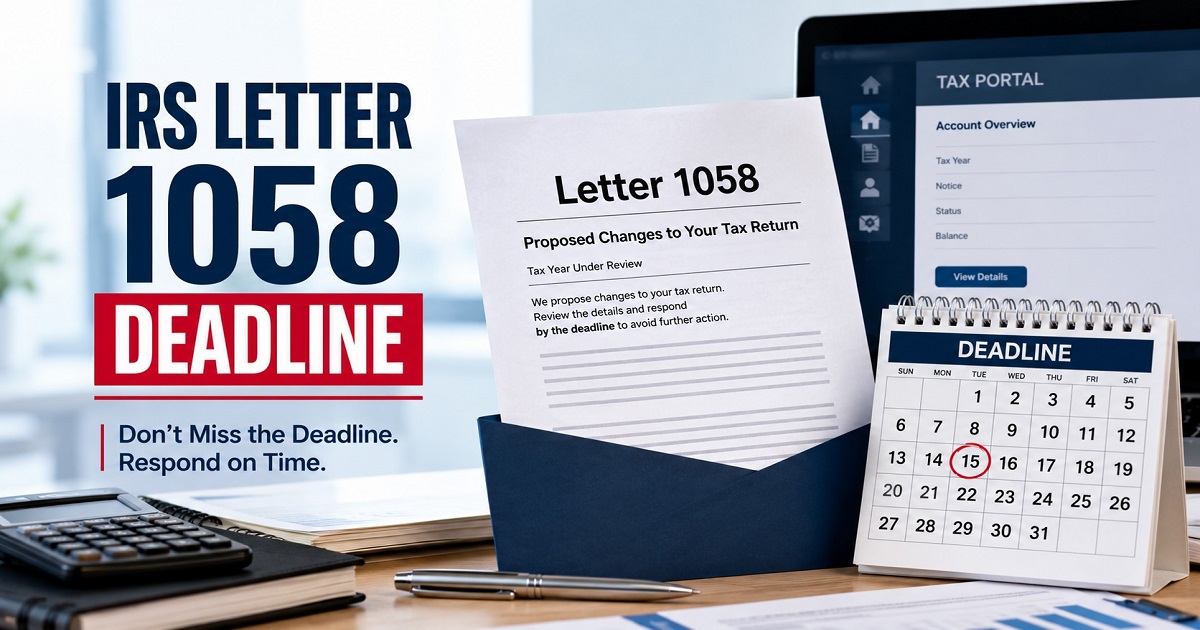 IRS Letter 1058 Deadline