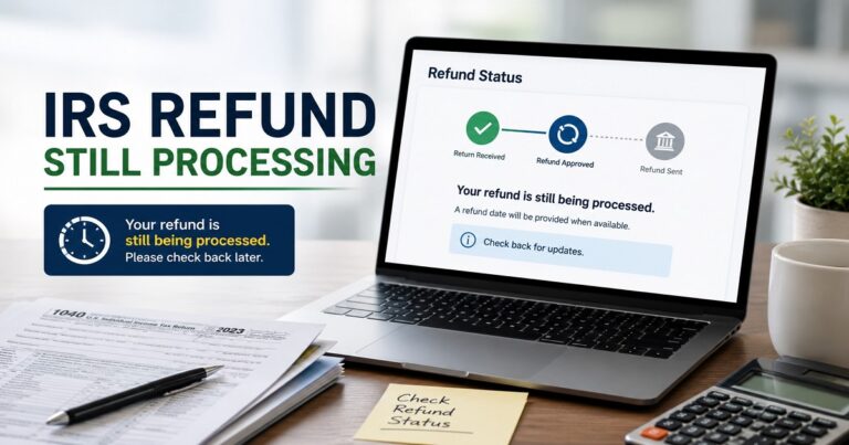 IRS Refund Still Processing