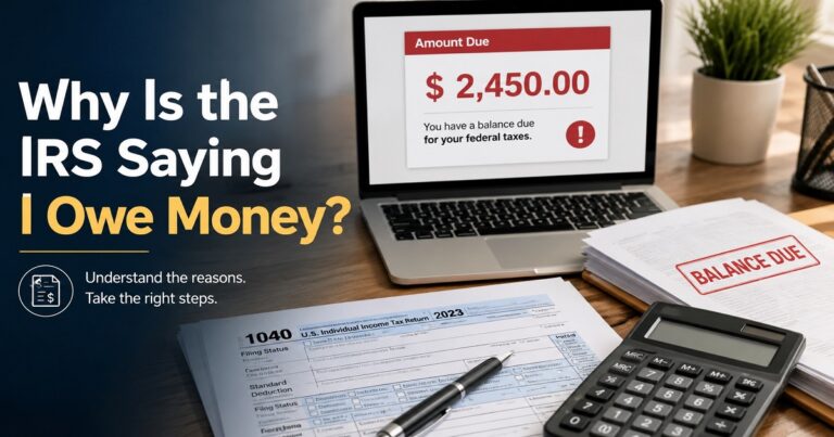 Why Is the IRS Saying I Owe Money